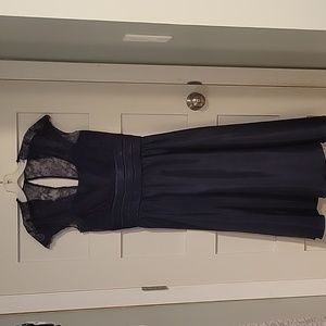 Blue evening dress
